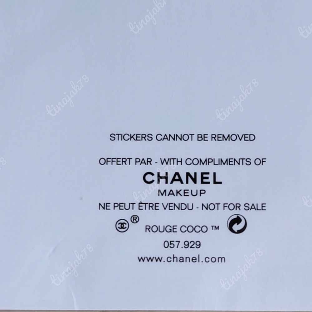 New Chanel Coco Rouge Stickers - Picture 2 of 3